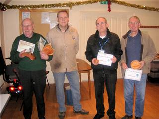 This months certificate winners presented by Simon Hope